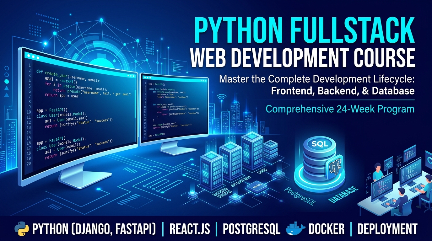 Python Full Stack Development (Python, Django & React)